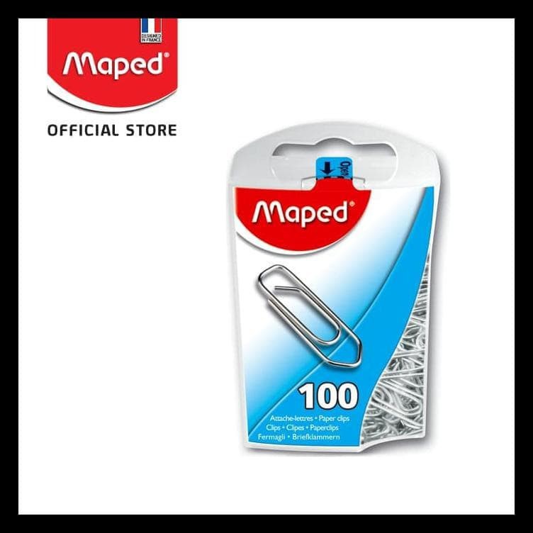 

Maped Paper Clip 25 mm x100 Zinc Plated - Box