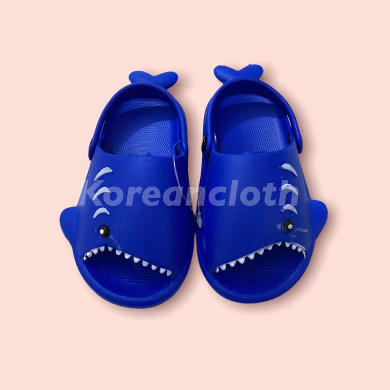 BALANCE 2029 Sandal Baby Shark Import / Sandal Hiu / Sendal Anak Lucu / Sandal Import Anak Cewe dan Cowo terbaru