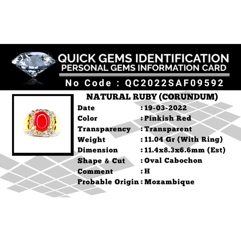 NATURAL RUBY MOZAMBIQUE HIT IKAT PERAK TERMURAHHHH SUDAH MEMO