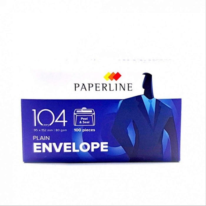 

Eklusif Paperline Amplop No 104 Pps Putih Polos / Amplop Surat Uang Murah