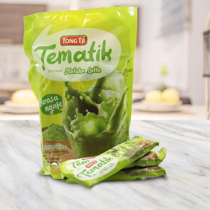 

Spesial disini--Tong Tji Tematik Matcha Latte Pouch 10s