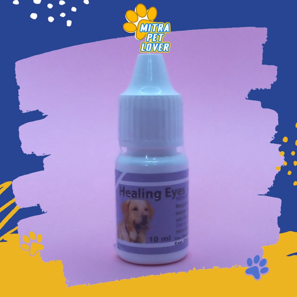 OBAT TETES IRITASI &amp; INFEKSI MATA ANJING - HEALING EYES DOG 10 ML - ATASI MATA MERAH SURAM KELABU SAKIT BENGKAK AMAN - MURAH GARANSI KUALITAS ASLI ORIGINAL PET ANIMAL HEALTHCARE VETERINARY TAMASINDO VITAMIN TERNAK HEWAN BINATANG PELIHARAAN MITRAPETLOVER