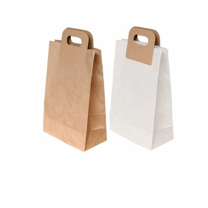 

(TERLARIS) Pbsh3020 - Paper Bag Kantong Roti Lunch Snack Paperbag Kraft Polos