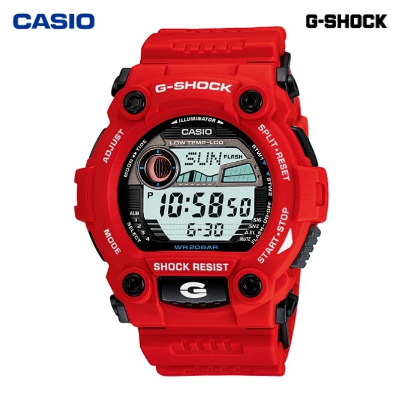 JAM TANGAN PRIA CASIO G-SHOCK G-7900A-4 ORIGINAL - GSHOCK G7900A MERAH