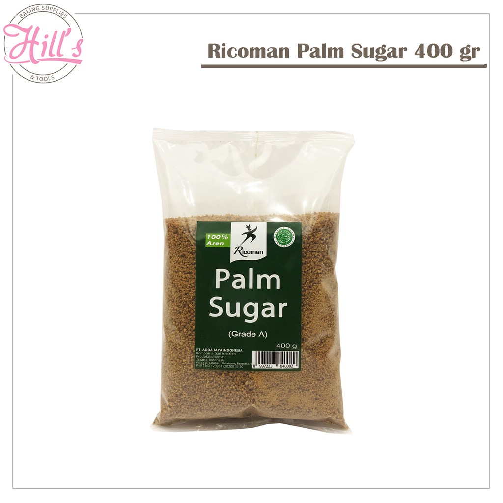 

PALM SUGAR RICOMAN 400gr / GULA AREN 400 gr / GULA PALEM