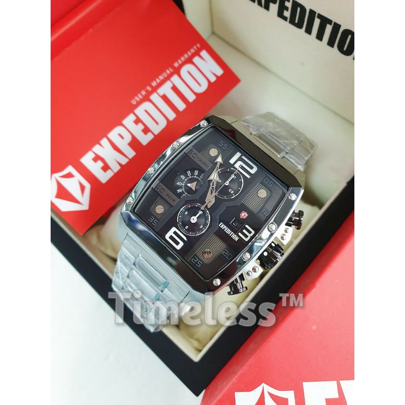 Jam Tangan Pria Expedition E 6636 M Silver