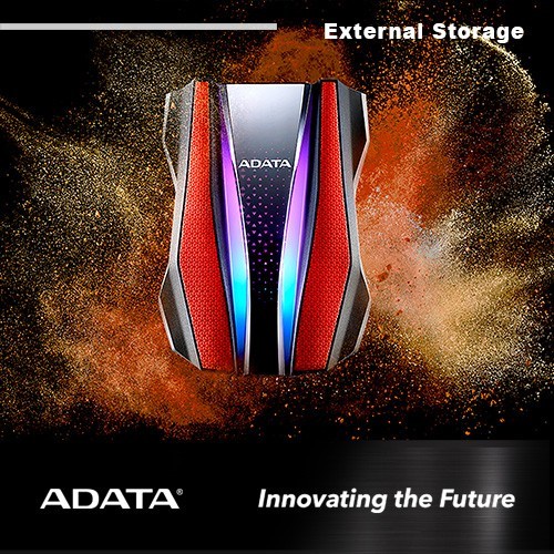 Adata HD770G RGB 1TB - Hardisk Eksternal External Antishock Waterproof