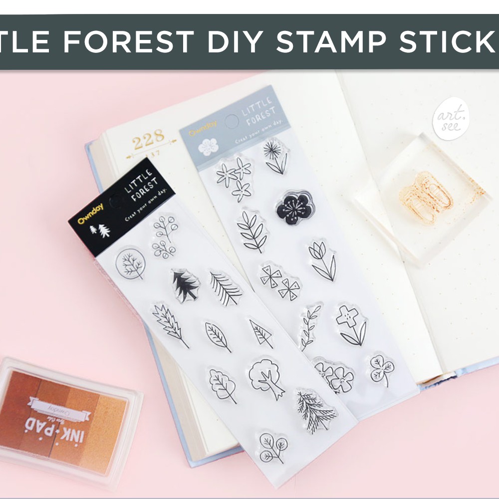 

Little Forest DIY Stamp Stickers