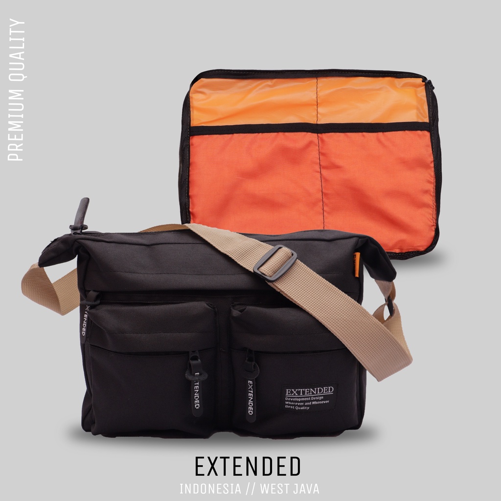 Tas Selempang Pria Premium Slingbag Pouch Pria Extended Arrow