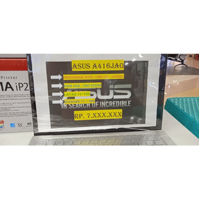 ASUS A416JAO I5 1035G1 4GB SSD 256GB