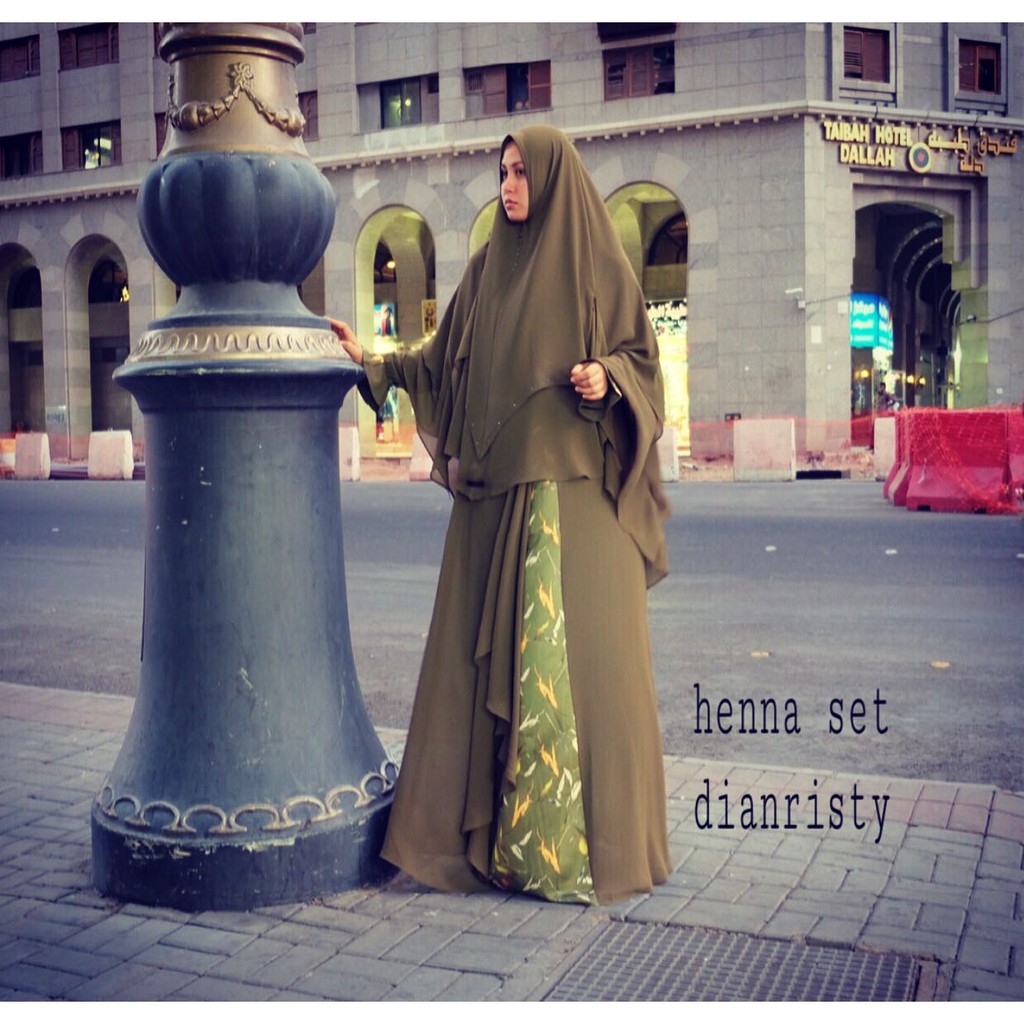 Gamis Dian Risty Henna set