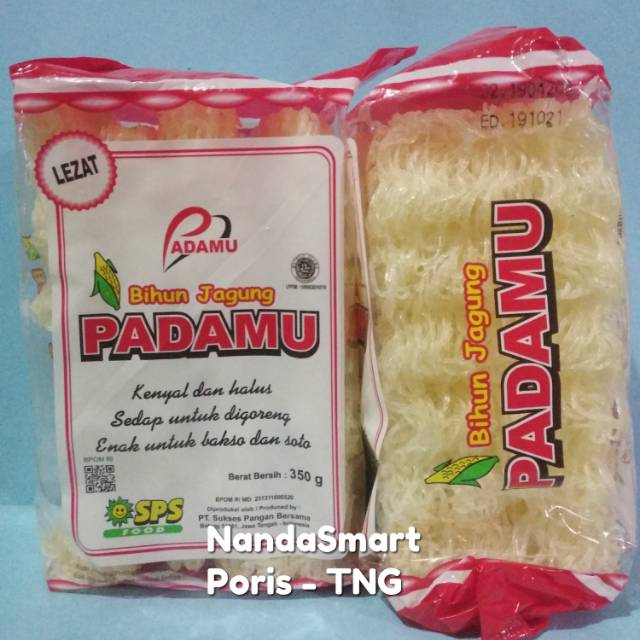 

Bihun jagung padamu 350 gram