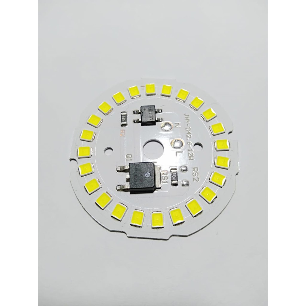 PCB SMD AC 220V Mata Lampu LED 12 Watt Tanpa Driver