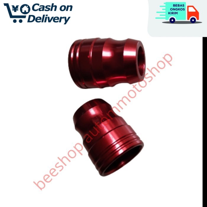 COD MERAH Aksesoris Motor Monel Spion CNC Bahan Aluminium Warna