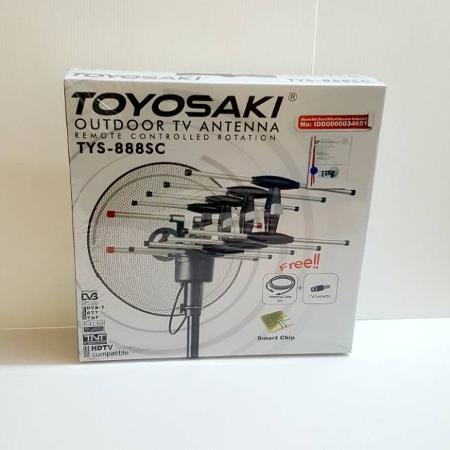 ANTENA TV TOYOSAKI 888SC / ANTENA TV OUTDOOR/ANTENA REMOTE CONTROLLED ROTATION