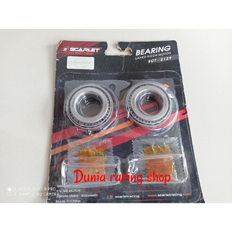 Komstir Comstir Bambu KLX DTRACKER Honda CRF 150 CRF 230 CRF 250 Scarlet racing 1set atas bawah