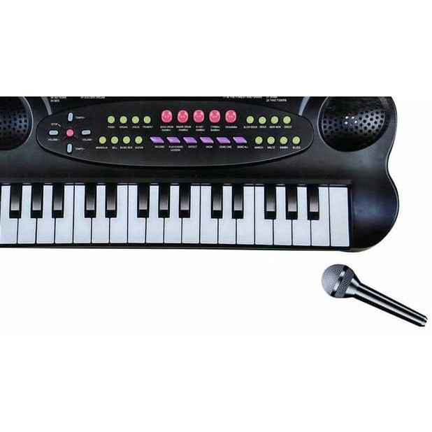 Mainan Anak - 32 Keyboard Electric Piano Alat Musik Organ Hitam Murah