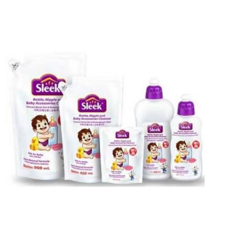 Sleek Baby Bottle, Nipple &amp; Accessories Cleanser / Sabun Pencuci Botol Bayi / Sabun Sleek / Sabun Botol