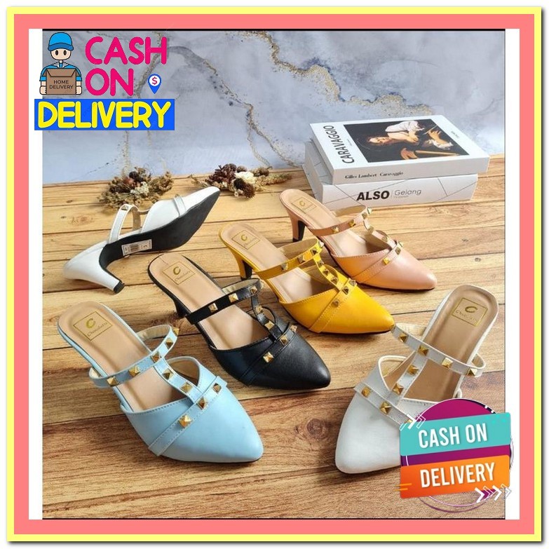 Sendal Heels Wanita Terbaru Kekinian 2022 Sandal Kondangan Ibu Ibu Hils Kerja Wisuda Bisa Cod Sendal