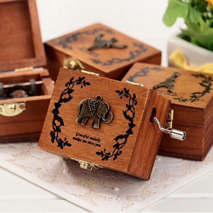 MUSIK-KOTAK- KOTAK MUSIK VINTAGE KLASIK MANUAL -KOTAK-MUSIK.