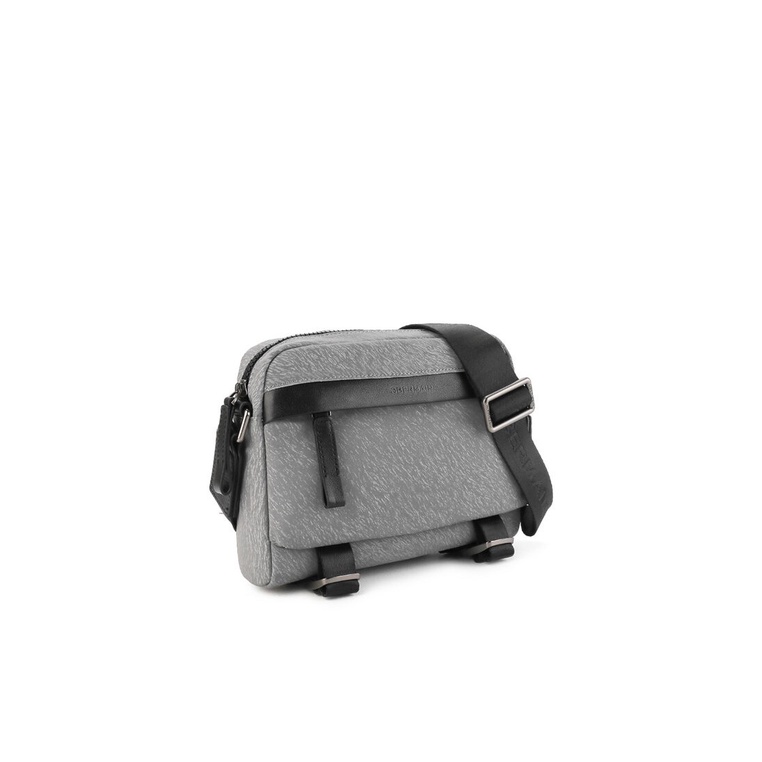 TAS SELEMPANG PRIA OBERMAIN ORIGINAL SLING BAG ABU-ABU GREY OM017
