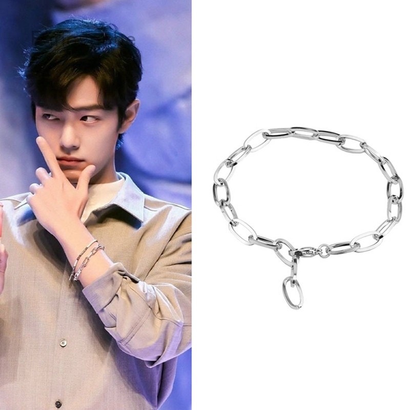 GG0299 - Gelang Tangan Pria Kpop Korea BTS EXO NCT DAY6 SKZ GOT7 Daniel Enhypen Treasure Day6 BigBang Blackpink Twice Red Velvet Itzy Ive Aespa Loona New Jeans Stayc