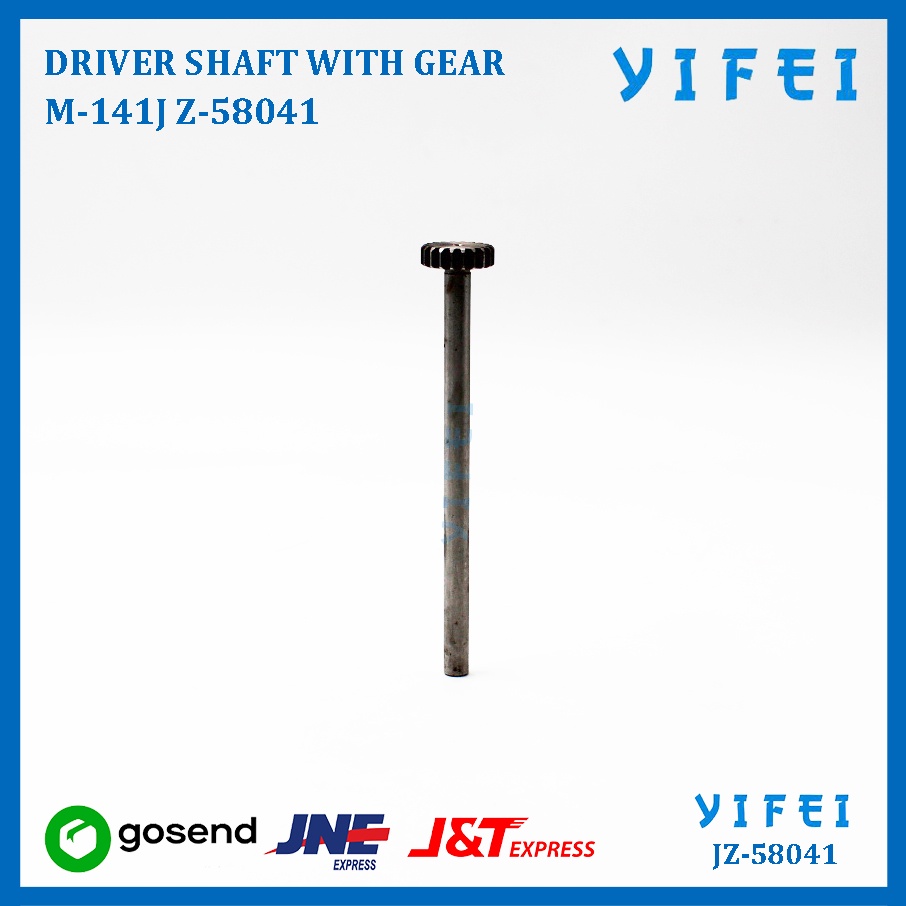 DRIVER SHAFT WITH GEAR M-141 MESIN POTONG KM KS AU YIFEI-58041