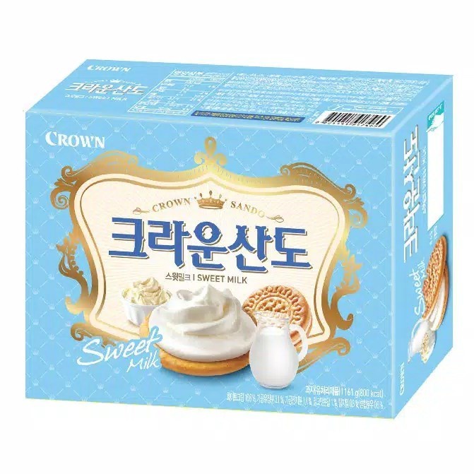

Sando Sweet Milk / Biskuit Rasa Krim Keju 161gr