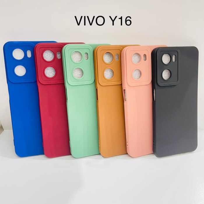 SoftCase Pro Camera Vivo Y16/Y22 Y22S/Y35/V25/V25 Pro Angel Eye Lens Protect Colorful &amp; Black