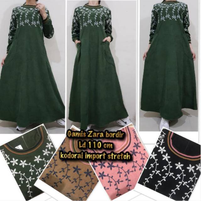 Gamis codoray bordir bunga
