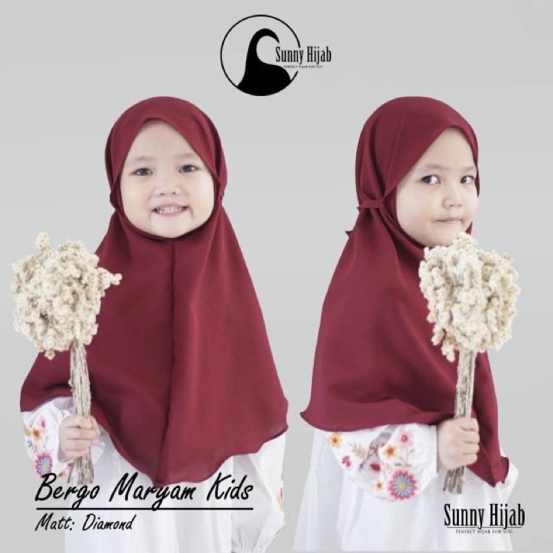 Bergo Maryam Anak Bergo Anak/Bergo Tasha