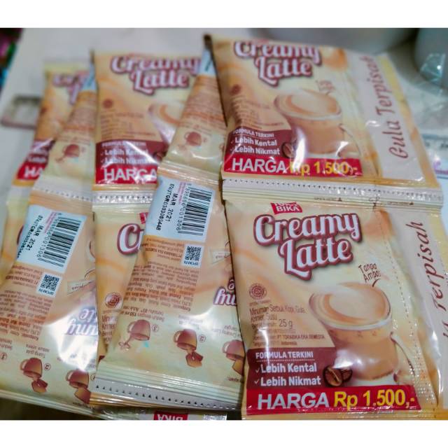 

ToraBika Creamy Latte 25 Gr X 10 /Renceng