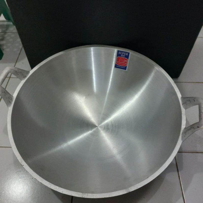 [ ⭐FREE ONGKIR⭐ ] wajan alumunium CEKUNG DALAM foodgrade SUPER 18/16/15/14/13/12/11/10 kilap besi cor stainless