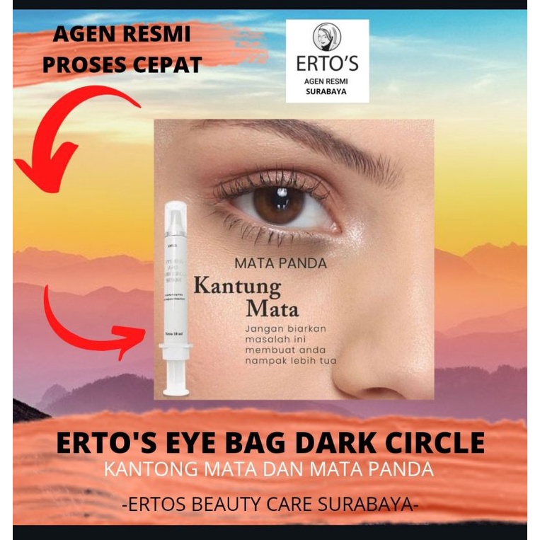 ertos eyebag dark circle serum untuk mata panda, kantung mata hitam