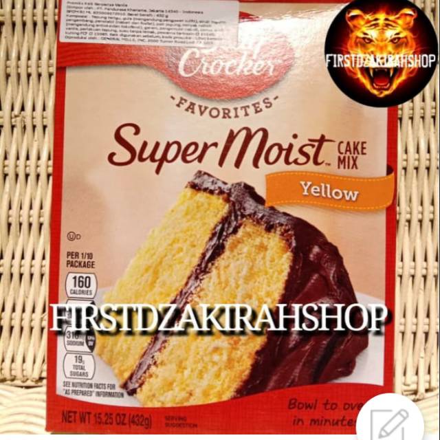 

Betty crocker super moist yellow 433gr