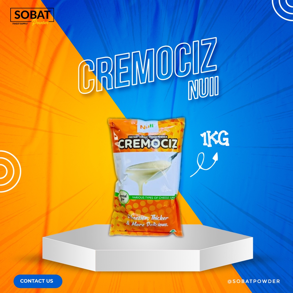 

Nuii Cremociz White - Intant Cheese Cream Powder / Topping minuman 1kg