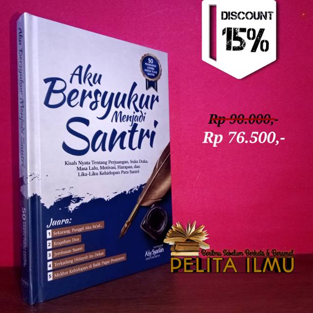 Jual Buku Aku Bersyukur Menjadi Santri Shopee Indonesia