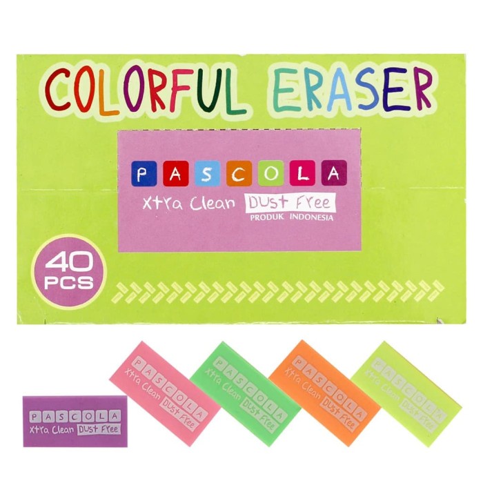 

Standard Eraser Pascola Isi 40 Pcs