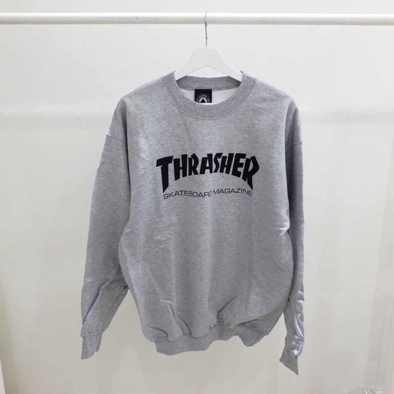 Crewneck Thrasher Mag Crew Grey Original