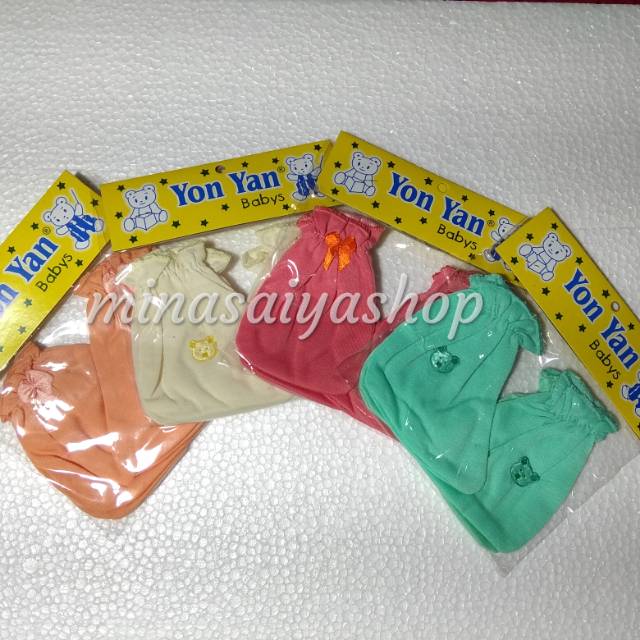 YON YAN 4 set Sarung Tangan dan Kaki Bayi