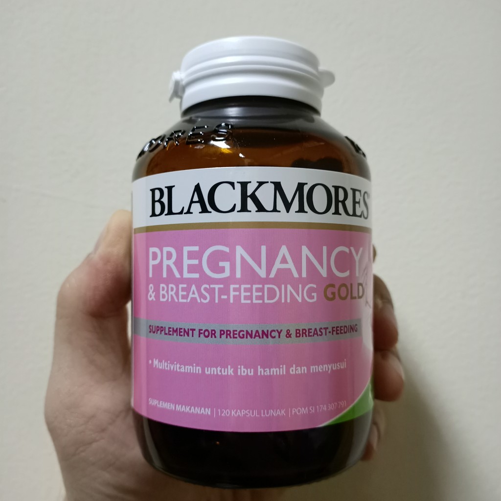 Blackmores Pregnancy &amp; Breastfeeding Gold (120 Kapsul) REFORMULASI