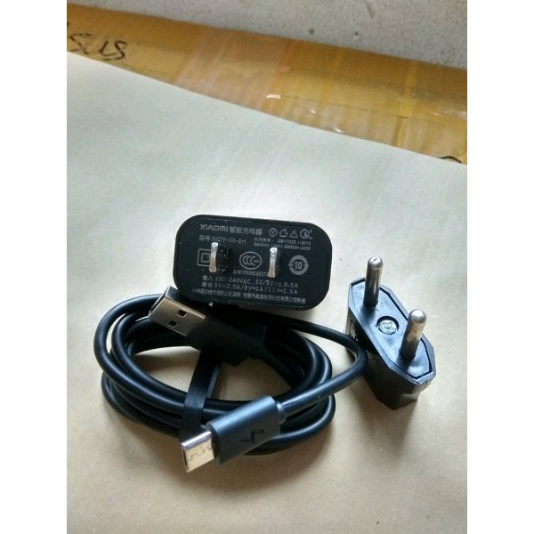CHARGER XIAOMI MDY-08-EH FAST CHARGER USB MICRO ORIGINAL BLACK