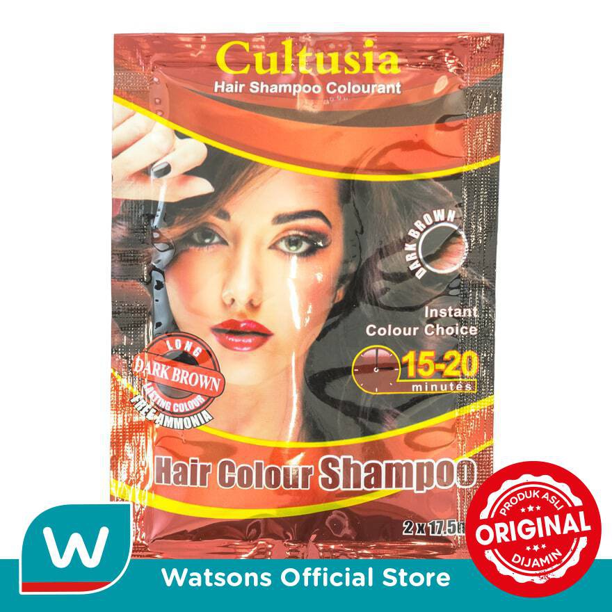 Cultusia Hair Colour Shampoo Brown 1