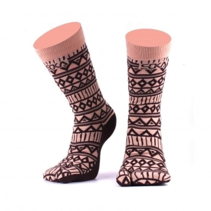 Soka Essentials Aztec Kaos Kaki jempol Motif