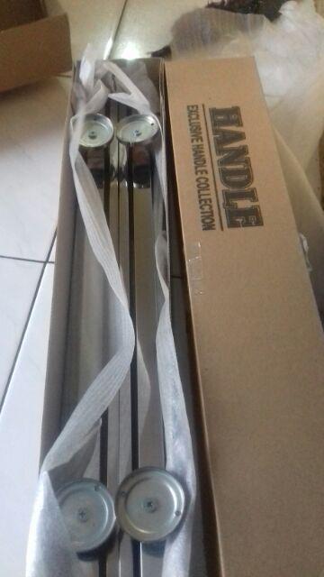 Paket Handle Pintu Stainless Minimalis 60cm 2set + Body Pelor Promo