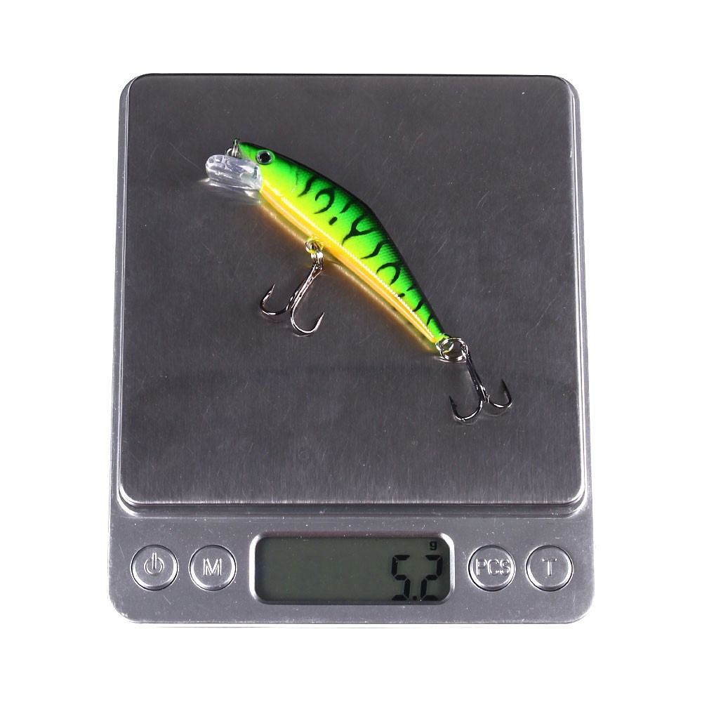 HENGJIA 10pcs 6.8cm/5.2g Minnow Umpan Pancing Sinking Bass Bait Casting Fishing Lure Ikan Tackle