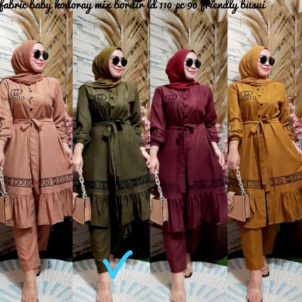 Super Promo QF. Setelan tunik celana polos / tunik / tunik wanita / tunik / Setelan tunik // setelan