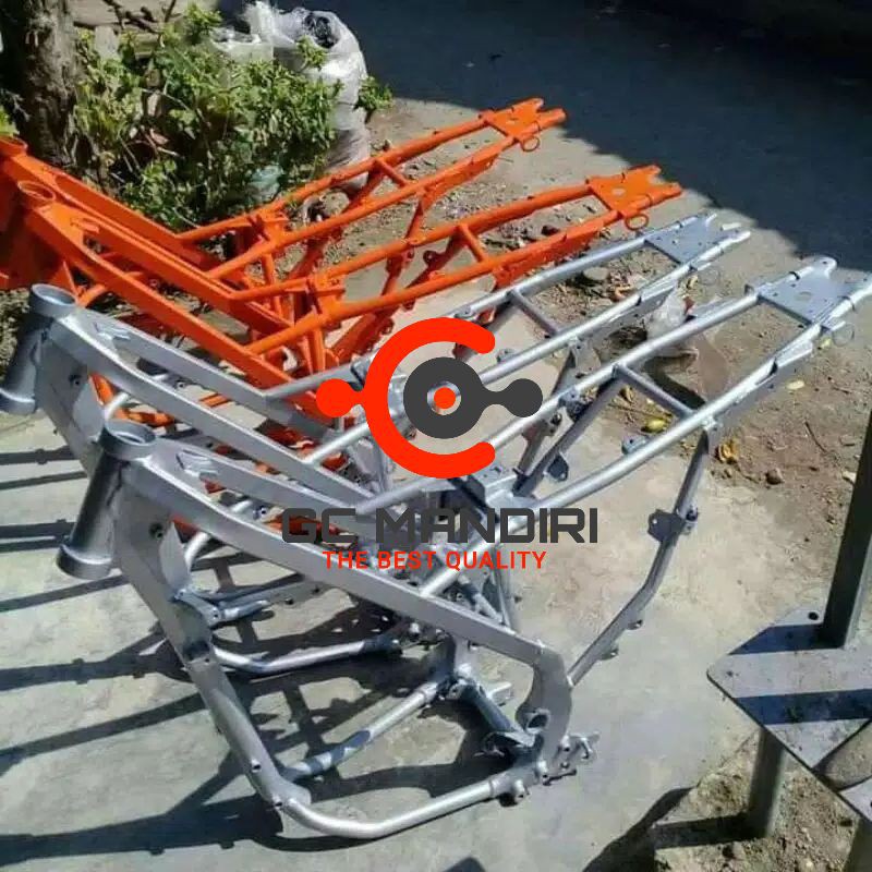 Krangka/Frame KLX custom pnp mesin honda dan yamaha