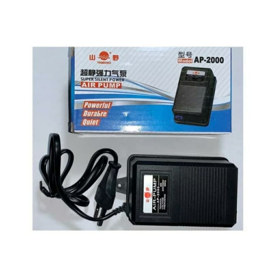 YAMANO AP 2000  YAMANO AP2000 AERATOR 1 LUBANG AIRPUMP AERATOR AQUARIUM