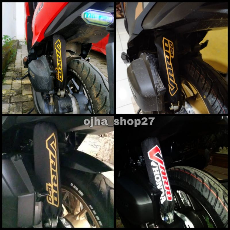 sarung shock breaker / cover shock breaker belakang motor vario 110 / 125 / 150 / 160